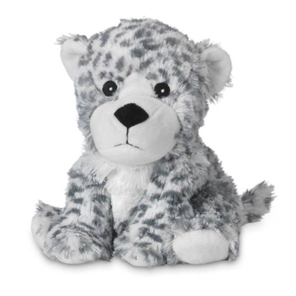 Warmies Snow Leopard Plush Microwavable Heating Pad Stuffed Animal Cozy Relaxing